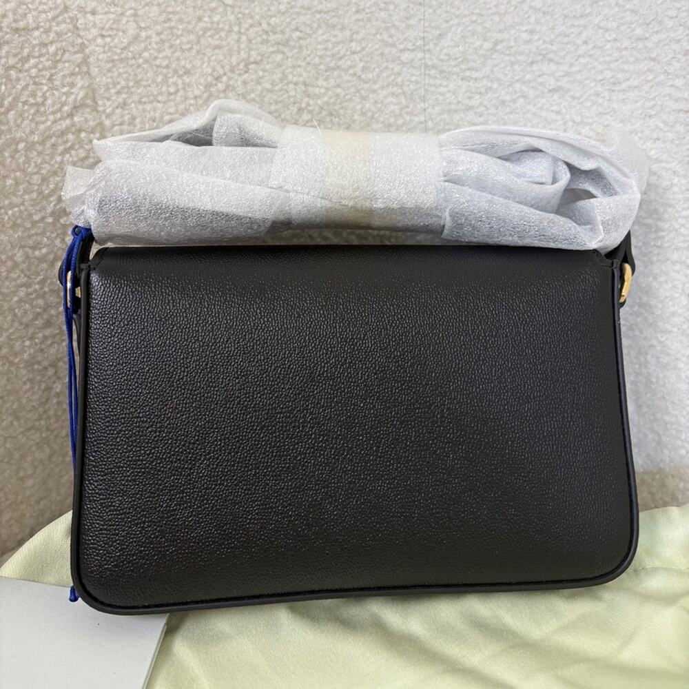 Burberry Hampshire Small House Check & Leather Crossbody NWT - Picture 5 of 11